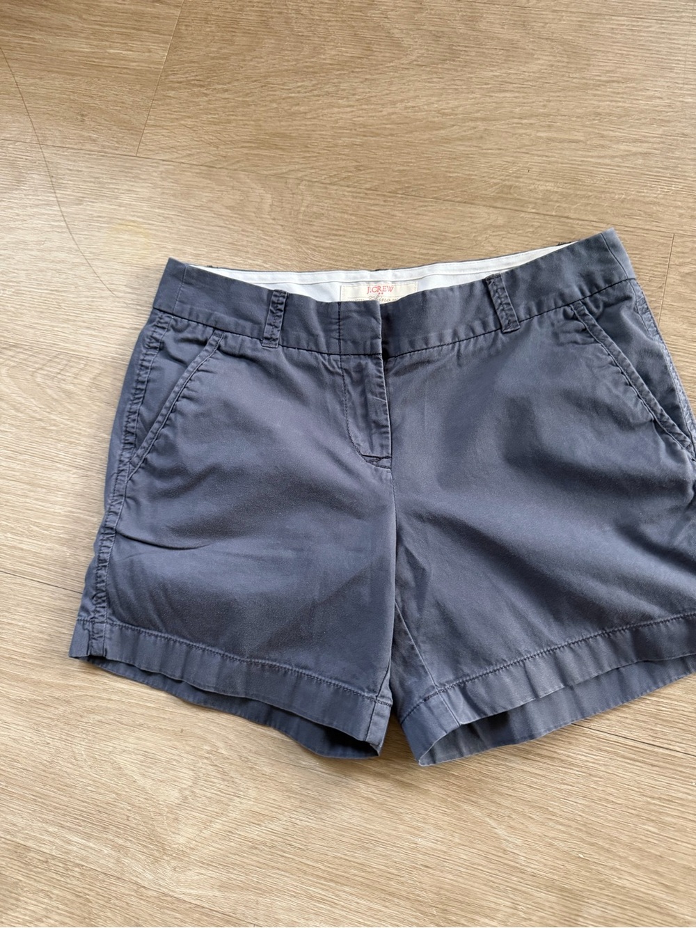 J. Crew Women's Navy Casual Cotton Chino Shorts